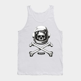 Astronaut skull. Tank Top